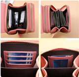 Trendige Leder Anti-Diefstal Dames Schoudertas – SecureStyle