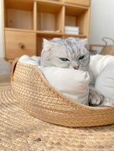 Handgemaakt, comfortabel kattenbed – LuxeSnooze