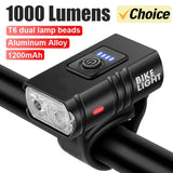 Heldere Fietsverlichting LED | USB Oplaadbare Koplamp MTB