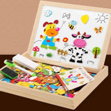 Magnetisch dubbelzijdig tekenbord-set – MiniArt Studio