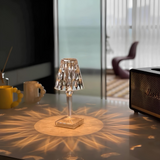 Kristallen Tafel Lamp met Touch Bedienning - LumeCrystal