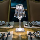 Kristallen Tafel Lamp met Touch Bedienning - LumeCrystal