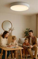 Ronde LED Plafondlamp – Scandinavisch ontwerp, duurzaam & sfeervol licht voor uw huis