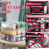 Stapelfähiges Kühlschrank-Organizer-Set mit 10 Behältern - FridgeMaster