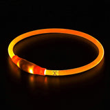 GlowSafe LED-Hondhalsband – Oplaadbaar USB-veiligheidslicht