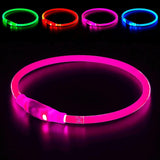GlowSafe LED-Hondhalsband – Oplaadbaar USB-veiligheidslicht