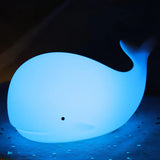Schattige Wal Nachtlampje met Kleurverandering - GlowWhale