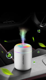 Mini Luchtbevochtiger met Aromatherapie - USB-aangedreven - Perfect voor Auto en Slaapkamer