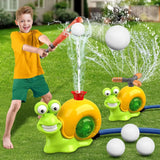 Waterpret Slakken Baseball Set - Sportief Spelen en Spetteren