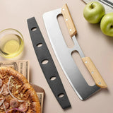 Grote Pizzasnijder met gebogen roestvrijstalen mes (35 cm) - Bruno