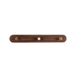 Wandgarderobe van hout met messing haken - LignaHook