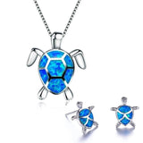 Ocean Wonder Schildpad Set met Ketting en Oorbellen – Mila
