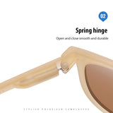 Retro opvouwbare designer zonnebril voor de zomer van 2025