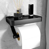 Toiletpapierhouder met plank – Stalux