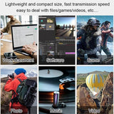 Ultra-dunne draagbare harde schijf 10TB met USB 3.0 – Axton