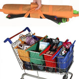 Shopping bags | Gemakkelijk uw boodschappen scheiden! - 4 stuks
