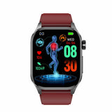 Smartwatch voor Gezondheid & Fitness – EKG, Bloeddruk, Hartslagmeting – Compatibel met iOS & Android