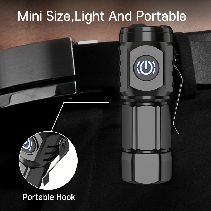 LumoBeam Mini Zaklamp – Sterk Licht in Compact Formaat
