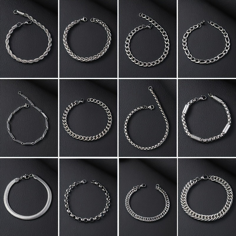 UrbanSteel Armbandenset – Stoer en Trendy voor Heren