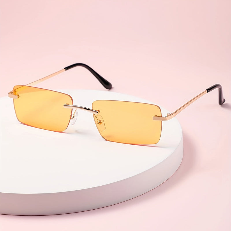 Stijlvolle Frameless Zonnebril – Trendy en Comfortabel voor Mannen