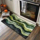 Geometrische Golf Badmat – Perfect voor Badkamer of Entree