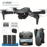 E88 Drone met Dubbele Camera – Opvouwbare Quadcopter met Hoogtehouder