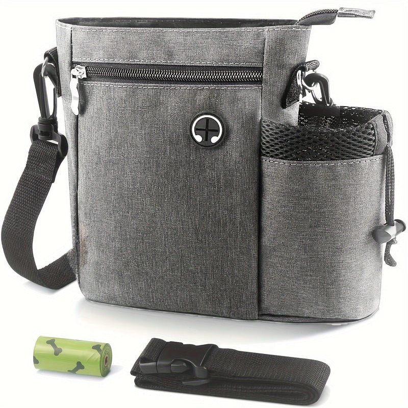 Honden Traktatie Pouch met Waterfleshouder – Verstelbare Tas voor Training en Buitenactiviteiten