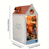 DIY Brugge Huis Boekenstandaard – 3D Houten Model van de Oude Stad