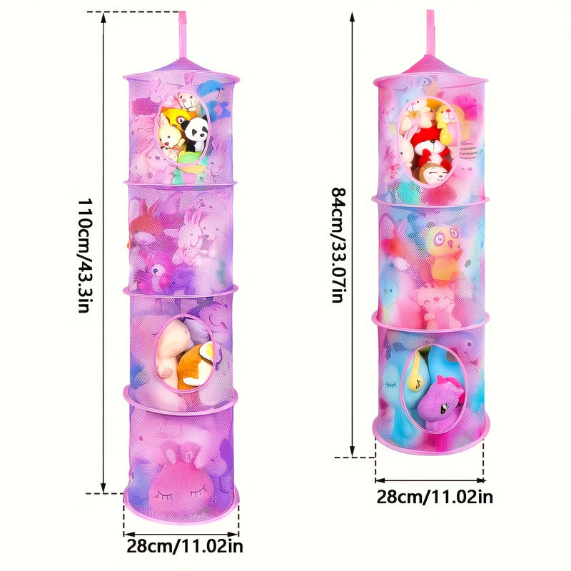 TidyTower 4-Laags Opbergnet - Ruimtebesparend en Multifunctioneel