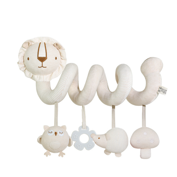 Babyspirale met dierenmotieven voor autostoel, kinderwagen en bed – Speelplezier mobiel