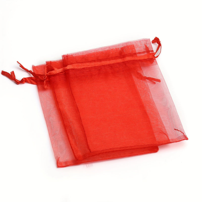 Elegante Organza Zakjes Set – Ideaal voor Geschenken en Feestdecoratie