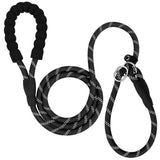 Reflecterende Hondenriem met Gevoerde Handgreep – Verstelbaar en Duurzaam voor Alle Honden