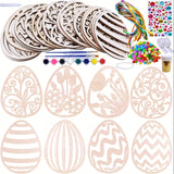 DIY Paasei Knutselkit – Versier je Eigen Kleurige Houten Paaseieren voor Pasen