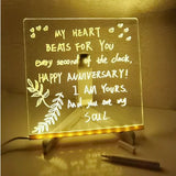 LumiArt | Acryl LED notitiebord met 7 gekleurde markers