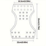 Verstelbare Wasbare Zwemluier voor Baby's – Lekvrij met Visprint