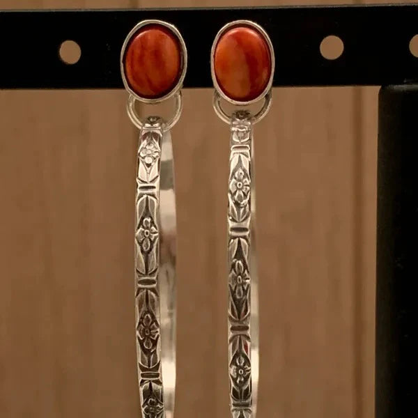 Boho Oorbellen Vintage Onyx - Esme