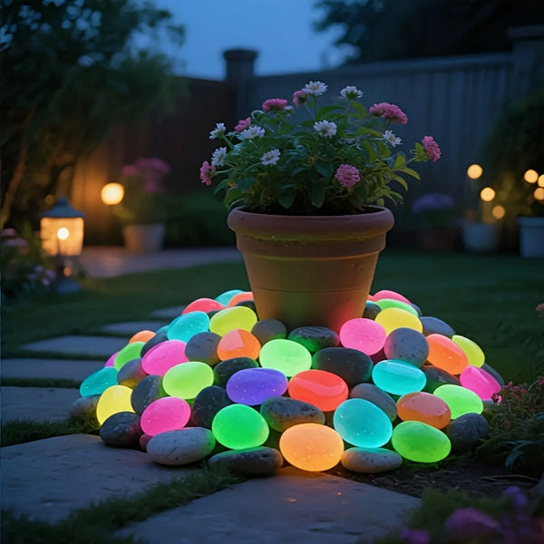 Betoverende Verlichte Tuinstenen – Sfeervol en Duurzaam