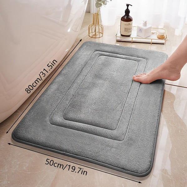 Memory Foam Badmat – Zacht, Absorberend en Sneldrogend