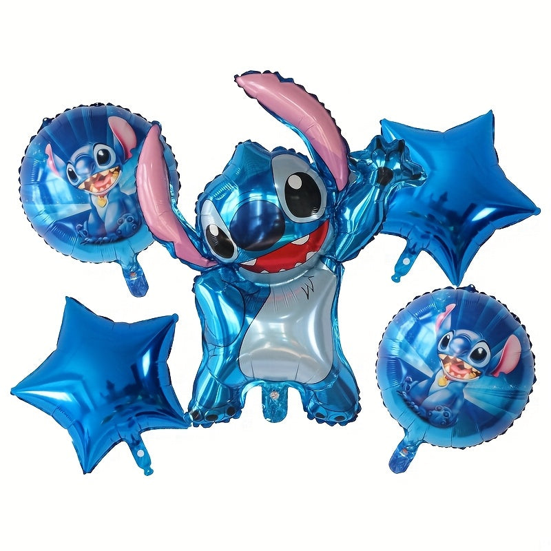 Stitch Ballonnen Set – 5 Stuks voor een Magisch Feest
