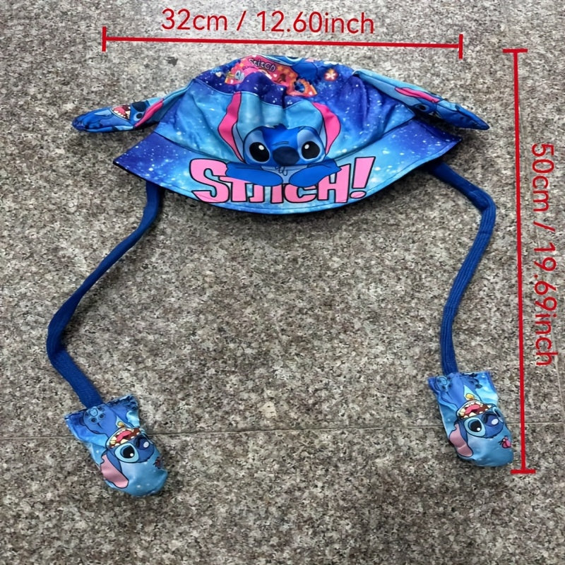 Bewegende Oren Fisherman Hoed voor Kinderen – Schattig Cartoon Stitch Design