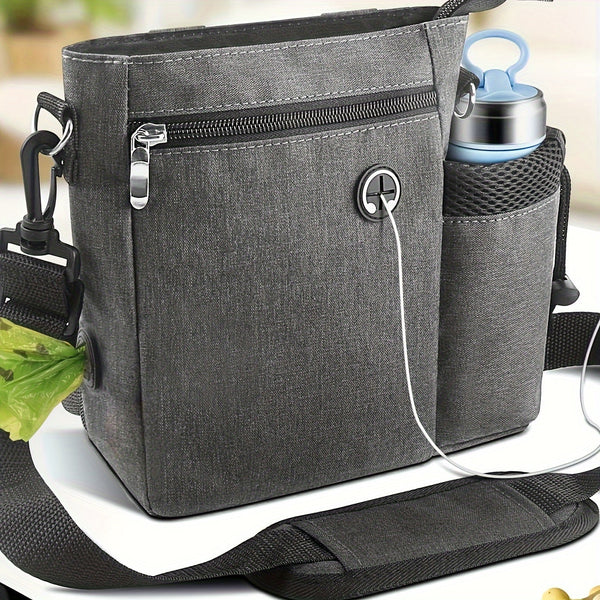 Honden Traktatie Pouch met Waterfleshouder – Verstelbare Tas voor Training en Buitenactiviteiten