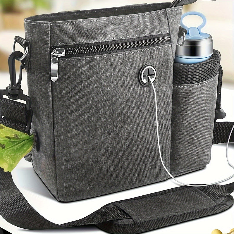 Honden Traktatie Pouch met Waterfleshouder – Verstelbare Tas voor Training en Buitenactiviteiten