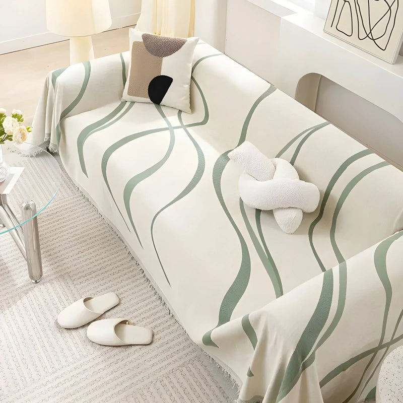 Omkeerbare Chenille/Katoen Bankhoes – LuxeCasa