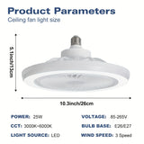 LED Slimme Ventilatorlamp – Dimbaar en Stil