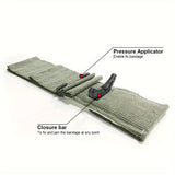 Elastische EHBO-Bandage met Steriele Wonden Pad – Universeel Geschikt voor Outdoor en Thuisgebruik