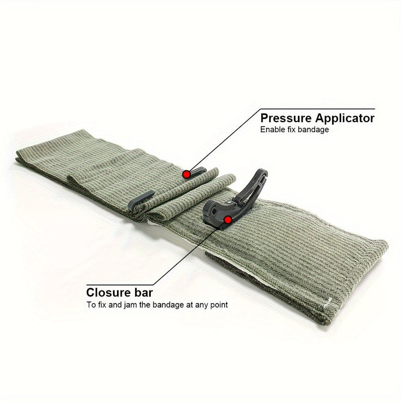 Elastische EHBO-Bandage met Steriele Wonden Pad – Universeel Geschikt voor Outdoor en Thuisgebruik