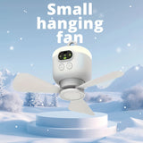 USB Oplaadbare Hangventilator – Draagbaar met LED Licht