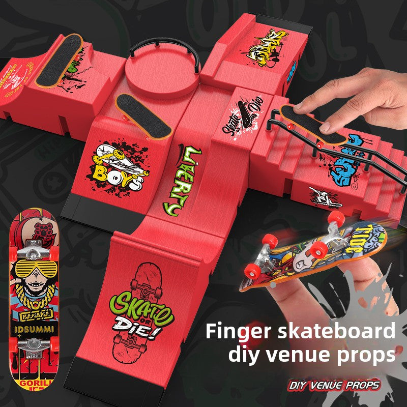 MiniRamp Vinger Skatepark – Creatief Spelplezier en Vaardigheidstraining