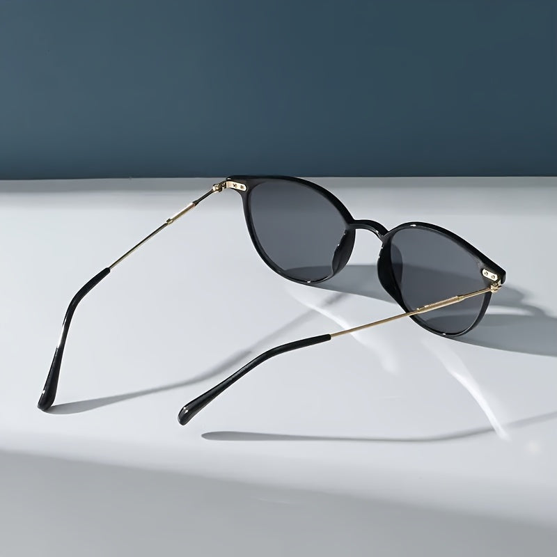 Stijlvolle Zonnebril voor Dames – Elegante Metaal- en Kunststof Combinatie voor Zonnige Dagen