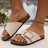 Britta | Orthopedische Slippers met Gesp en Elegante Stijl